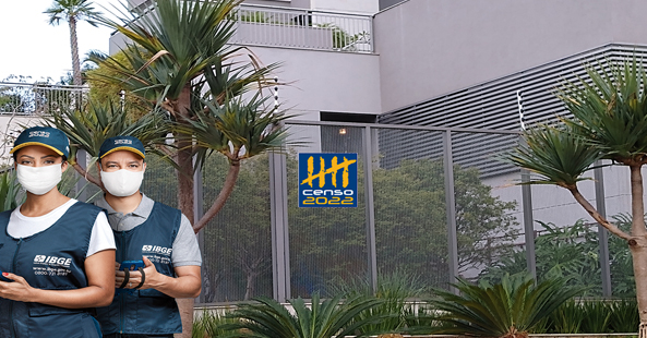 Síndicos e moradores já começou o Censo 2022