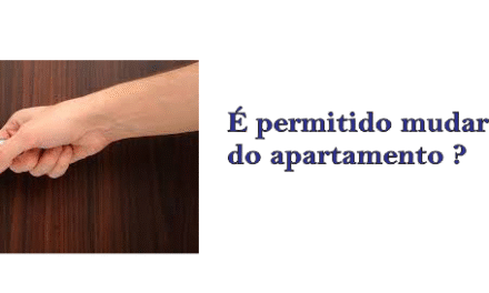 É permitido mudar a porta do apartamento?