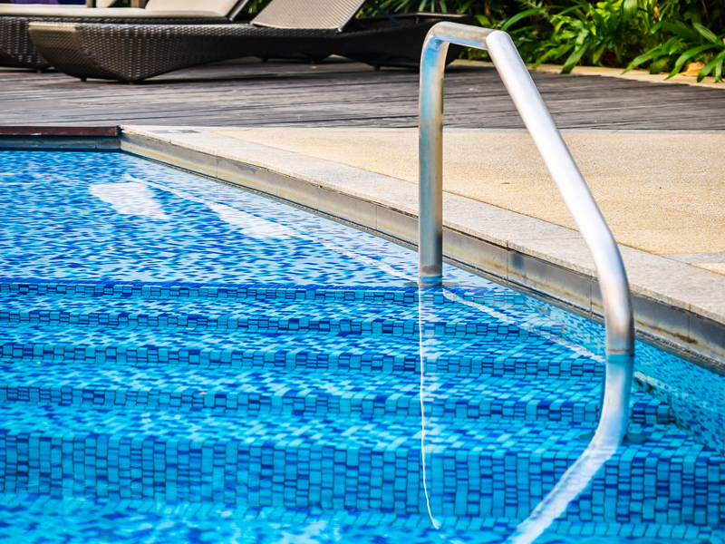 Água segura mesmo em piscinas com alto fluxo de pessoas