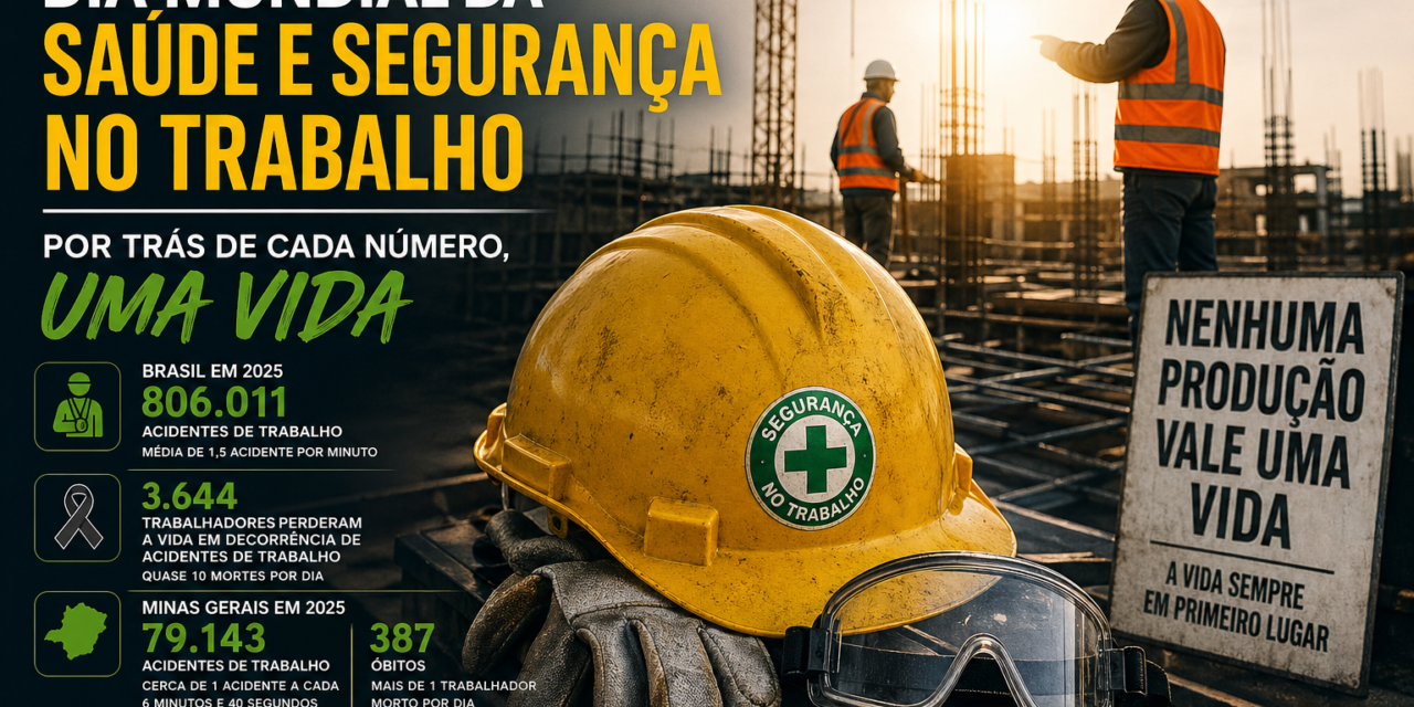 Dia Mundial da Segurança no Trabalho expõe números alarmantes no Brasil