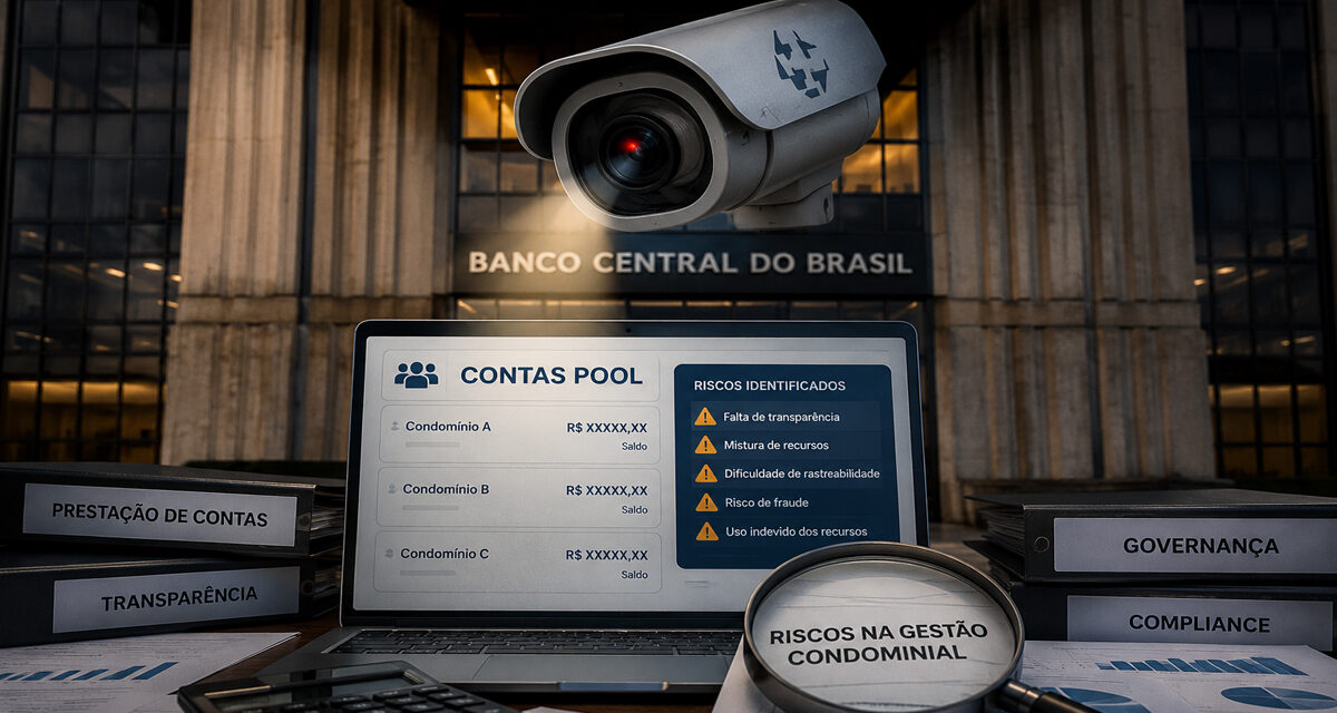Banco Central mira contas pool: riscos aos condomínios