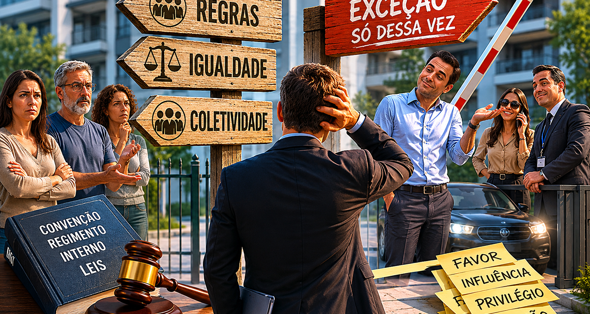 O “jeitinho” brasileiro em condomínios: quando a exceção vira regra