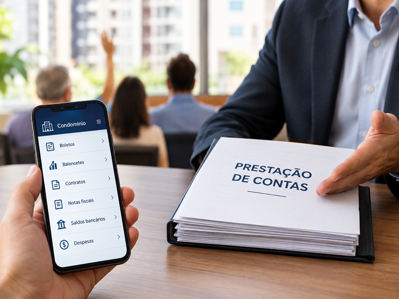 Aplicativo não é prestação de contas: até onde vai o dever de transparência do síndico?